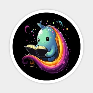 Narwhal Reads Book Magnet